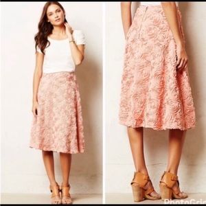 HD in Paris Petaluma tufted blossom skirt in pink size XS